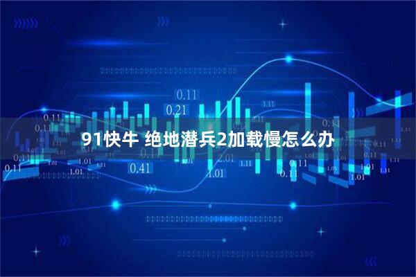 91快牛 绝地潜兵2加载慢怎么办