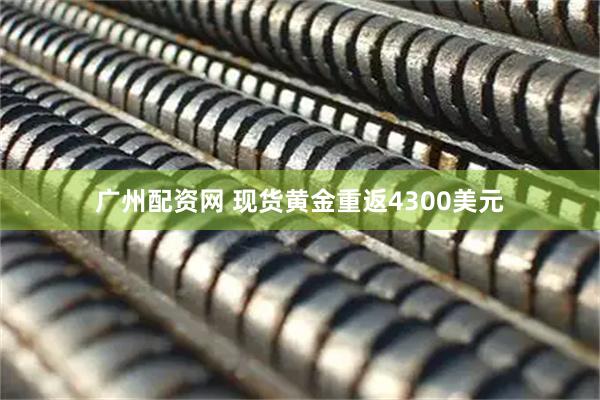 广州配资网 现货黄金重返4300美元