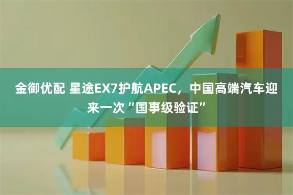 金御优配 星途EX7护航APEC，中国高端汽车迎来一次“国事级验证”